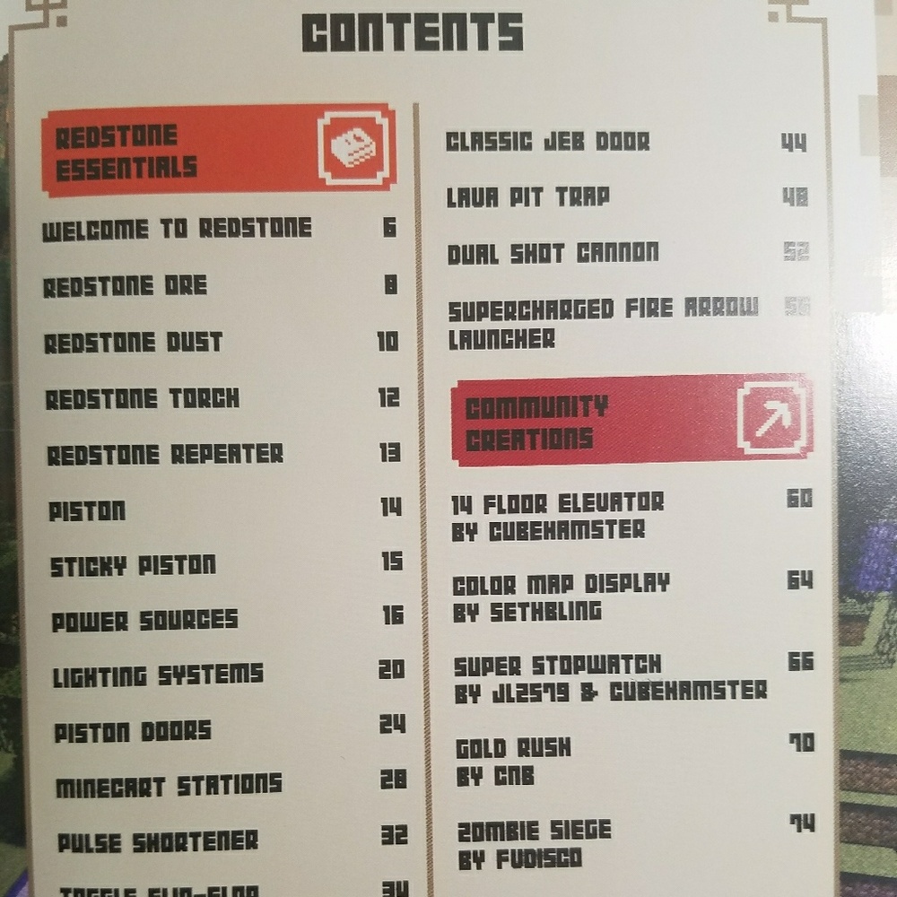 Minecraft - Redstone Handbook - Picture 2 of 4